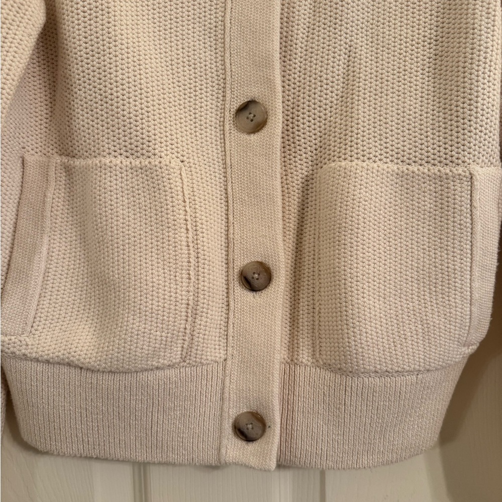 Banana Republic Off-White Knit Jacket - Picture 4 of 9